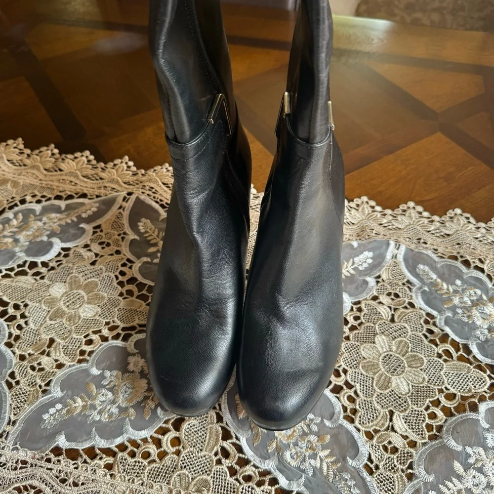 Nine West black high heel boots NWOB - Picture 7 of 7